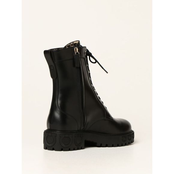 Salvatore Ferragamo Flat Booties Woman Black - Picture 3 of 4